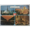Vintage postcard: Souvenir de Paris