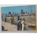 Vintage postcard: Perth skyline from King`s Park