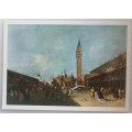 Vintage postcard: Venice S. Mark`s Square