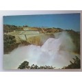 Vintage postcard: Lake Kariba, Rhodesia, the wall from the North bank