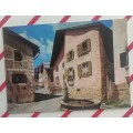 Vintage postcard: Dorfplatz Guarda