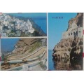 Vintage postcard: Greece Island of Santorini