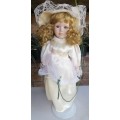 Collector`s choice genuine fine bisque porcelain doll