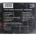 Peter Gabriel: Plays live highlights cd