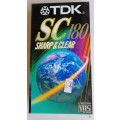 TDK SC 180 blank video cassette *sealed*