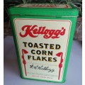 Kellogg`s corn flakes tin