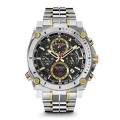 New Bulova 98B228 Precisionist Chronograph Two Tone Stainless 300M Men's Watch