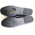 Ladies Metallic Blue Shoes. Size 7