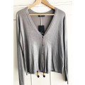 Metallic Silver Cardigan, Zara, Brand New