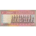 SWAZILAND 1 LILANGENI 1974-8 P1 VF
