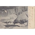 Postcard circa early 1900 - WINTER SCENE, NYAGARA FALLS - POSTMARK: TORONTO/BULAWAYO 1906