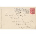 Postcard circa early 1900 - THE WAR MEMORIAL, LEICHESTER. POSTMARK: LEICHESTER 1927