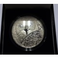 BIRDS OF PREY SOUTH AFRICAN OWLS - 2004 SOUTH AFRICA R2 SILVER 1 oz COIN IN ORIGINAL S.A.MINT BOX