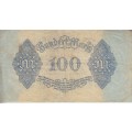 GERMANY 100 MARK REICHSBANKNOTE 1922 P75 VF