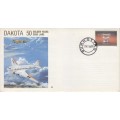 SOUTH AFRICA AVIATION COVER 1985 - DAKOTA 50 GOLDEN YEARS - #6659 OF 10000 COVERS FLOWN