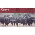 SOUTH WEST AFRICA - 1986 BOOKLET NO.2 SACC 471 BUFFALO - UNEXPLODED