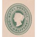 SALE !!! NATAL  POSTAL STATIONARY - EMBOSSED ENVELOPE WITH QUEEN VICTORIA - ONE HALF PENNY