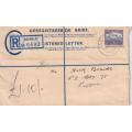 UNION OF S.A. POSTAL HISTORY - REGISTERED LETTER `BERGVLEI 1952 - SEE SCANS