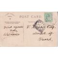 POSTCARD EARLY 1900 - `DAINTY NOVELS SERIES` - JACK LEADS THE WAY POSTCARD 1905