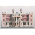 5 X PHILATELIC SERVICES POSTCARDS - THE BUILDINGS OF CHURCH SQUARE