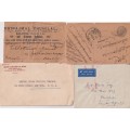 STARTING @ R10 - 4 OLD ENVELOPES  INDIA - 1930`S - SEE SCANS
