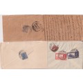 STARTING @ R10 - 4 OLD ENVELOPES  INDIA - 1930`S - SEE SCANS