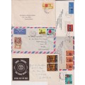 SOUTHERN AFRICA - 8 x USED ENVELOPES