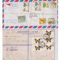 SOUTHERN AFRICA - 8 x USED ENVELOPES