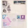 STARTING AT R10!  3 X USA COVERS & FDC`S