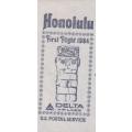 STARTING AT R10!  USA FLIGHT COVER - DELTA AIRLINES TO HONOLULU, HAWAII 1984