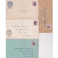 STARTING AT R10!!  UNION OF SOUTH AFRICA - 9 USED COVERS