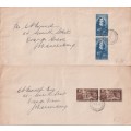 STARTING AT R10!!  UNION OF SOUTH AFRICA - 1952 JAN VAN RIEBEECK SET IN PAIRS ACCROSS 4 COVERS