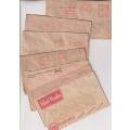 STARTING AT R10!!  16 X WINDOW ENVELOPES USED IN SOUTH AFRICA 1950`S-1970`S