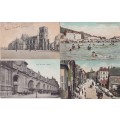 STARTING AT R10!  4 X POSTCARDS CIRCA EARLY 1900 - FRANCE - SEE SCANS