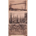 STARTING AT R10!  3 X POSTCARDS CIRCA EARLY 1900 - SCENES OF ROUEN, FRANCE  - SEE SCANS