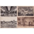 STARTING AT R10!  4 X POSTCARDS CIRCA EARLY 1900 - SCENES OF VERSAILLES, FRANCE  - SEE SCANS