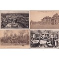 STARTING AT R10!  4 X POSTCARDS CIRCA EARLY 1900 - SCENES OF VERSAILLES, FRANCE  - SEE SCANS