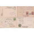 STARTING AT R10!  4 X POSTCARDS CIRCA EARLY 1900 - SCENES OF LIEGE, BELGIUM - SEE SCANS