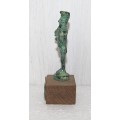 Vintage Bronze Arciere Conscudo Statue
