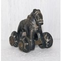 Vintage Bronze Trojan Horse