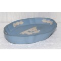Wedgwood Blue Jasperware Pin Dish