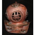 *REDUCED* Copper Model of Antique Diving Helmet