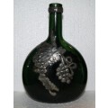 *REDUCED* Pewter on Glass Wine Bottle