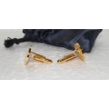 *REDUCED* Pair of Gold Plated Cufflinks
