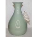 Green Ceramic Vase (Chipped)