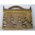 Vintage Snakeskin Handbag with Original Key @@@ CCCRRRAAAZZZYYY R1 START!!!