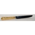 Barocco Starter Knife with Gold Plated Handle