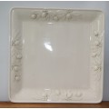 Large Square White Woolworths Platter