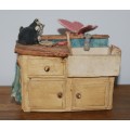 Vintage Peter Fagan Colour Box Miniatures Cabinet