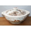 Alfred Meakin `Queens Castle` Vegetable Dish with Lid